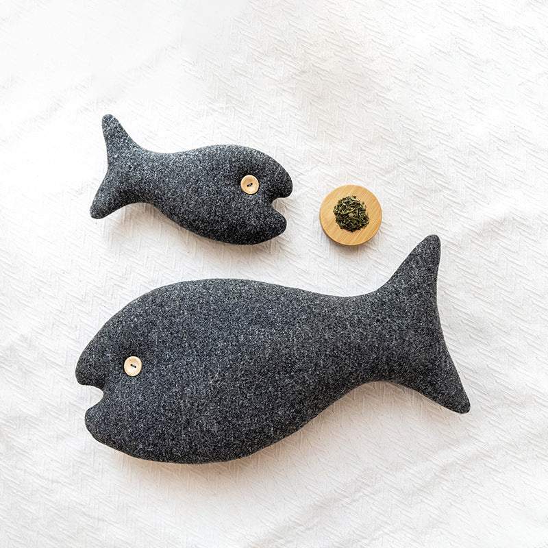 Huge Black Pearlfish cat toys - 3 sizes
