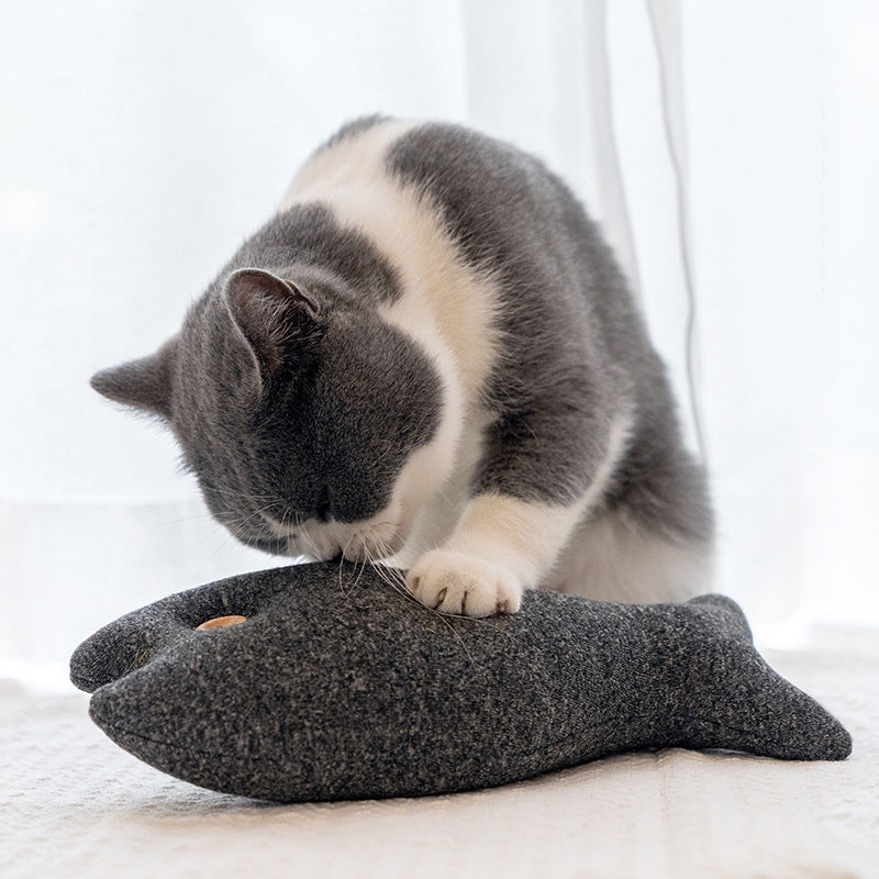 Huge Black Pearlfish cat toys - 3 sizes