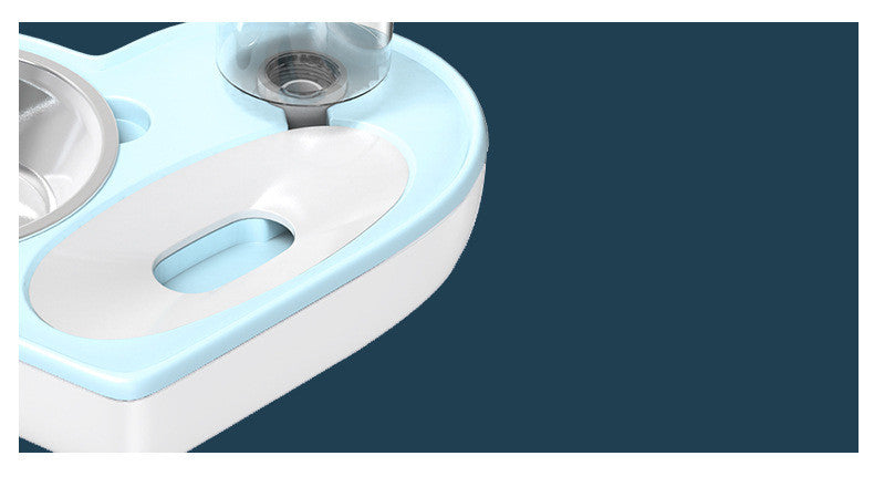 Love For Dinner Pet Bowl with Gravity Fed Water Dispenser