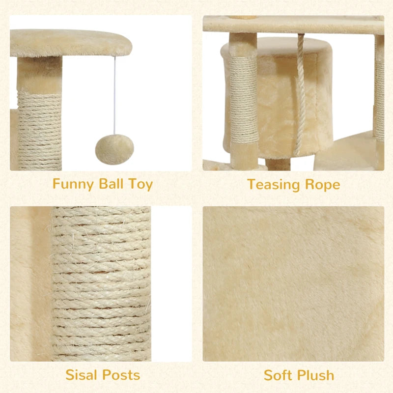 Large 79" Cat Tree Activity Centre for Multiple Cats
