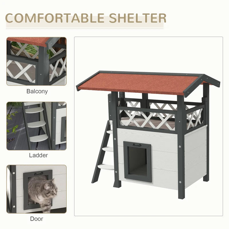 Thumbelina - Outdoor Cat House - For Small Cats