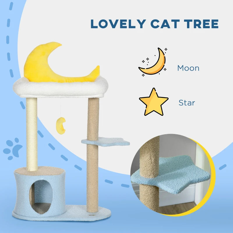 Moon Beam - Cat Tower - Teddy Fleece Nest