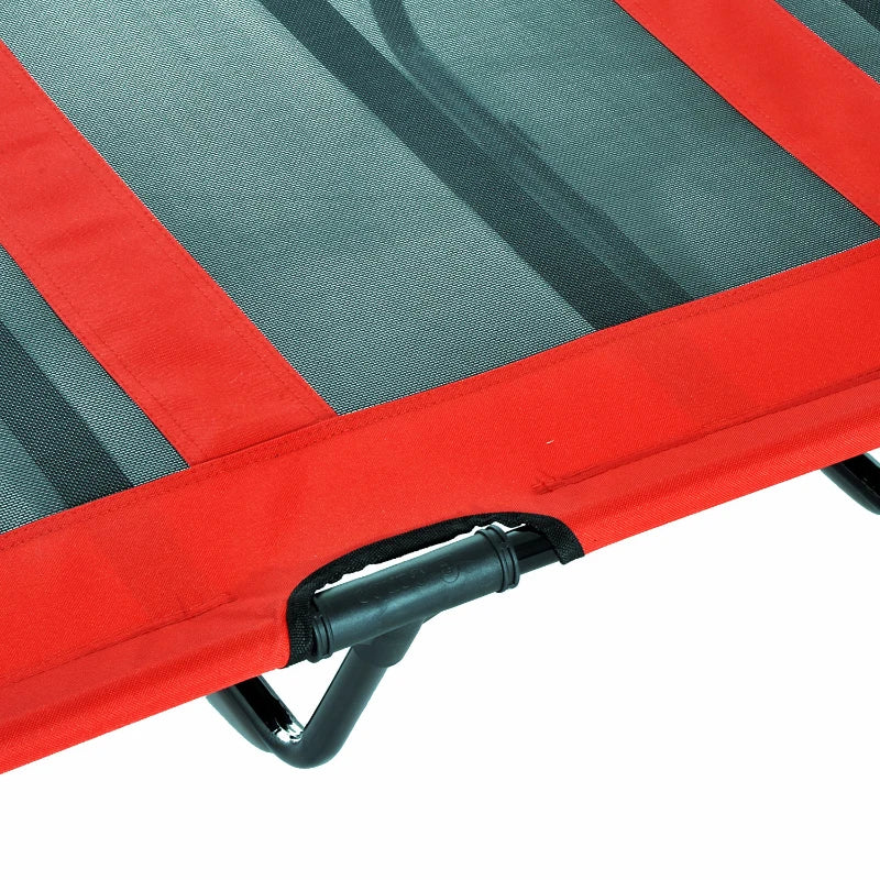 Elevated Pet Bed Raised Dog Cot with Carrying Bag 8" X 36" X 9"