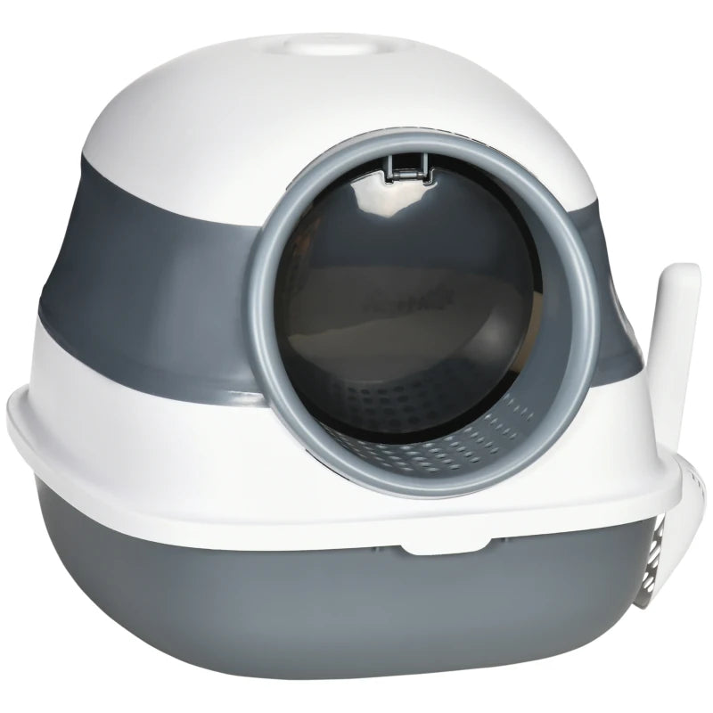 Pawhut Large Enclosed Litter Box for Tidy Spaces