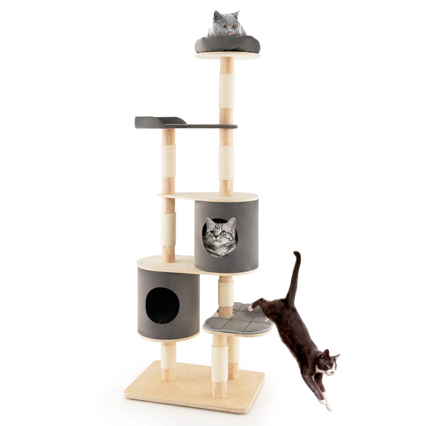 The Vanderbilt - Cat Tree - Removable Condos