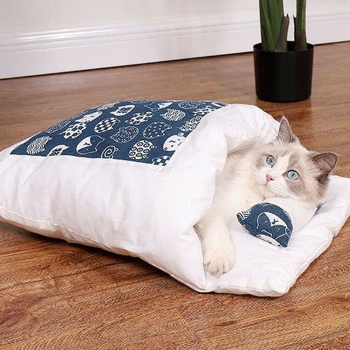 Japanese-Style Cat Nest Sleeping Bag - 3 sizes