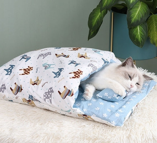 Japanese-Style Cat Nest Sleeping Bag - 3 sizes