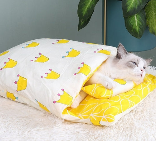 Japanese-Style Cat Nest Sleeping Bag - 3 sizes