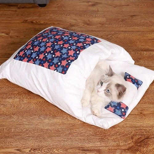 Japanese-Style Cat Nest Sleeping Bag - 3 sizes