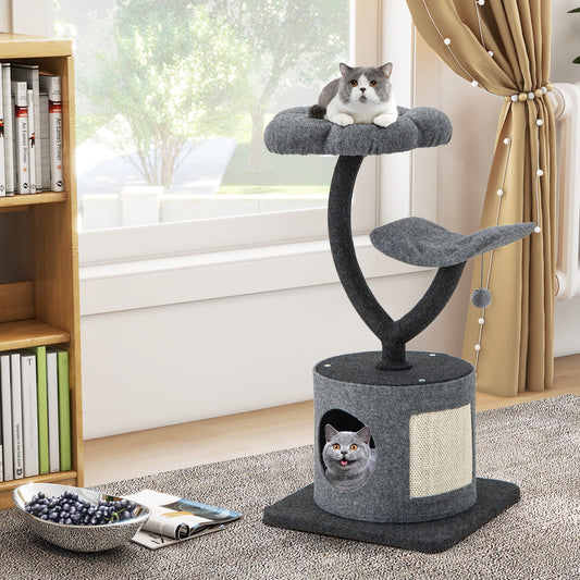 The Snuggler - Cat Tree - Y-shaped Metal Frame