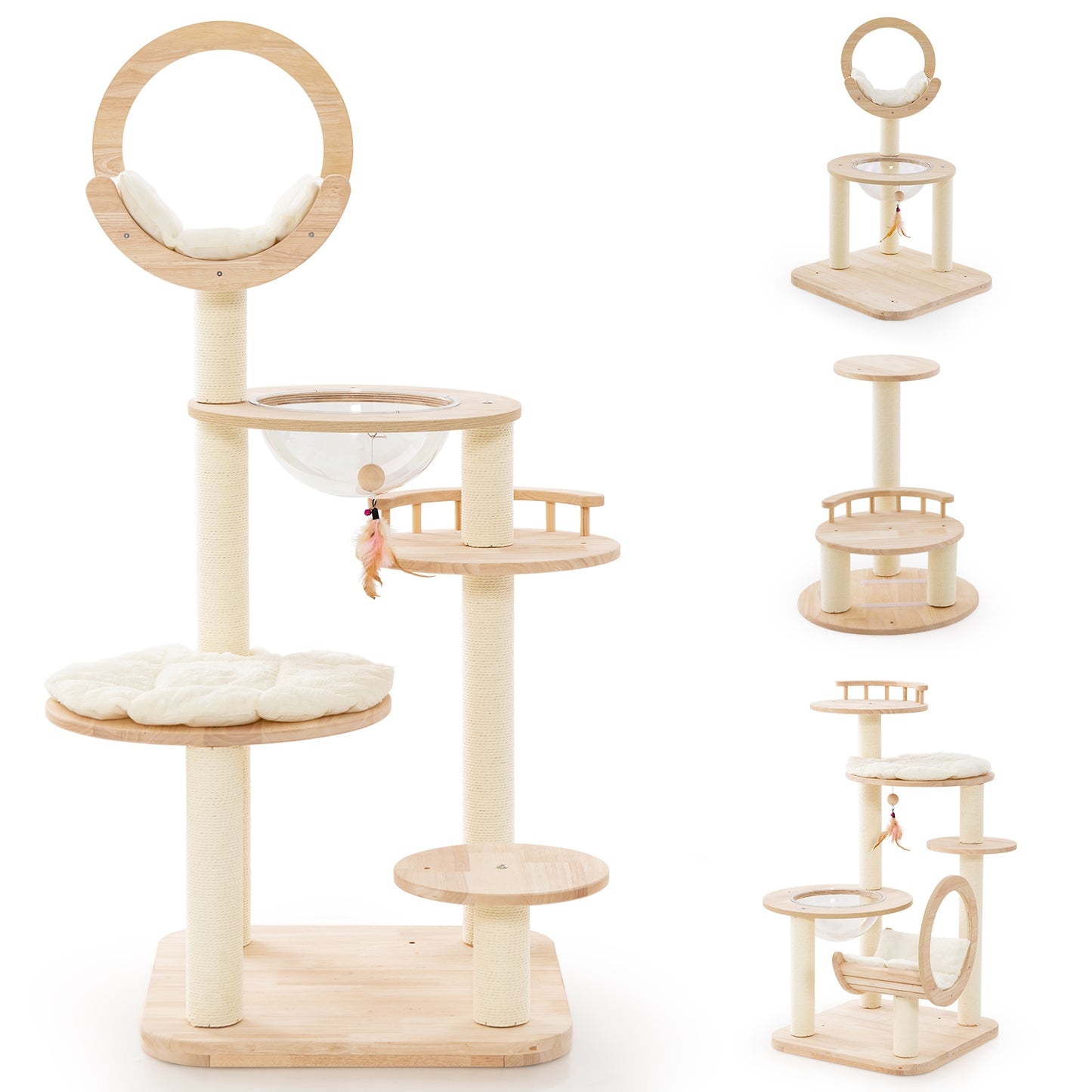Stellar Paws - Cat Tower - Space Capsule