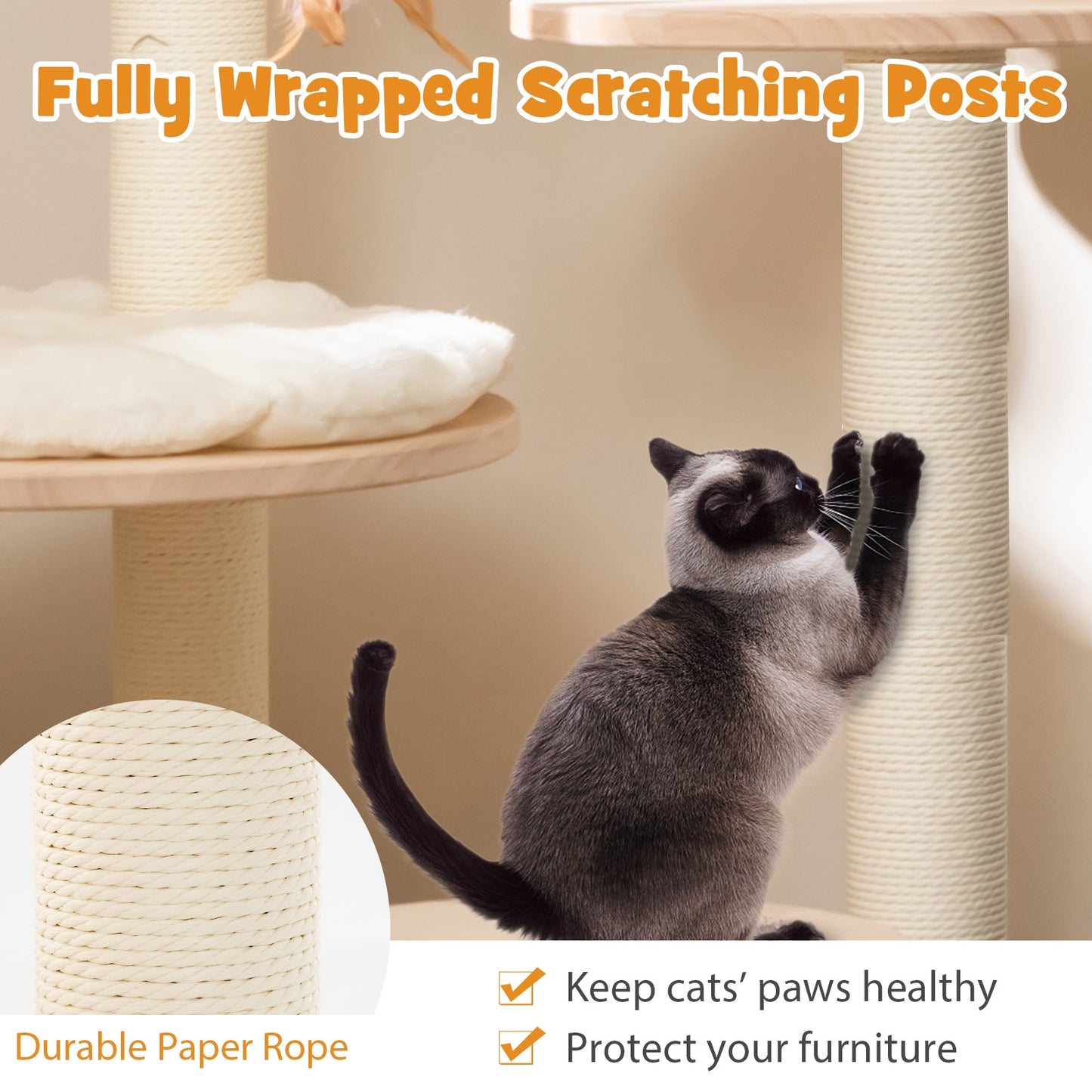 Stellar Paws - Cat Tower - Space Capsule