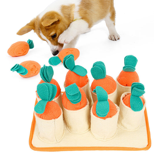 Veggie Pull-Apart Puzzle Game For Smart Dogs