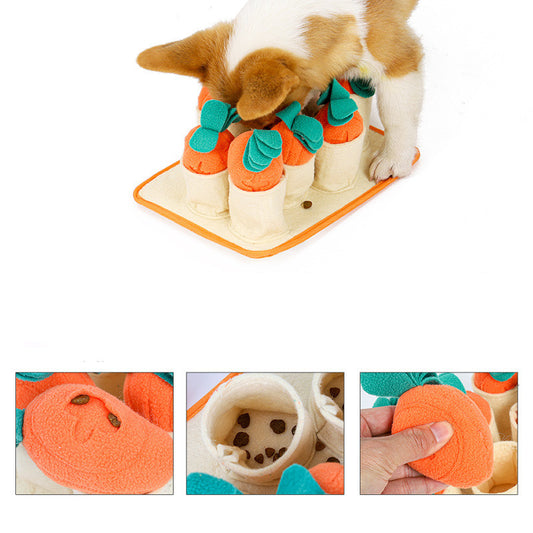 Veggie Pull-Apart Puzzle Game For Smart Dogs