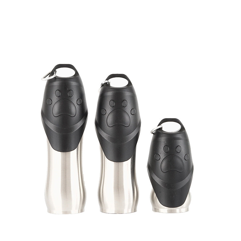 Stainless Steel Portable Pet Drinking Bottle 350-750ml