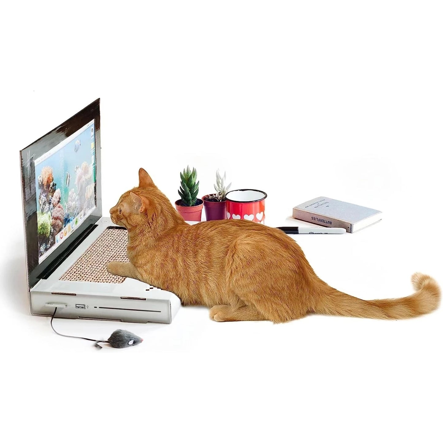 Cat Scratch Board Laptop For Office Cats