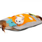 Peekaboo Cat Pouch With Feathers