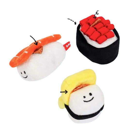 Sushi Snuffle Dog Toy Activity Set