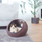 Rattan Nest with Cushion for Modern Pet Parents