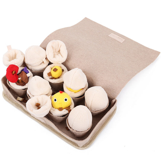 Get Crack'n Egg Carton Take-apart Snuffle Toy