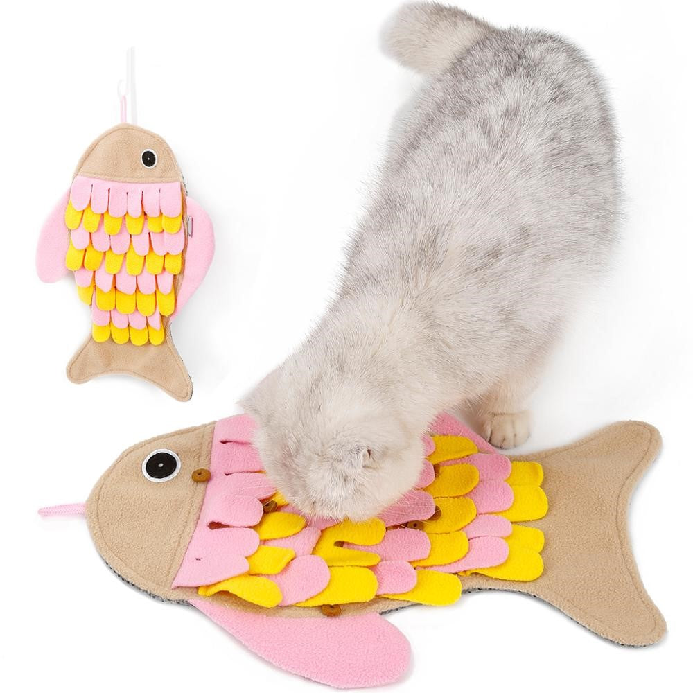 Petit Poisson - Snuffle Mat - For Cats and Rabbits