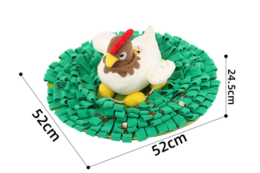 Henny Penny - Snuffle Mat - Nesting Hen with Eggs