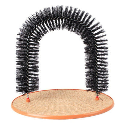 Cat Self-Grooming Hair Brush Arch For Shedding