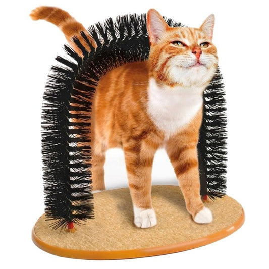 Cat Self-Grooming Hair Brush Arch For Shedding