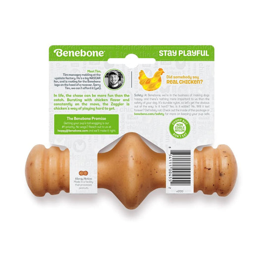 Benebone Zaggler Chicken Dog Chew Toy