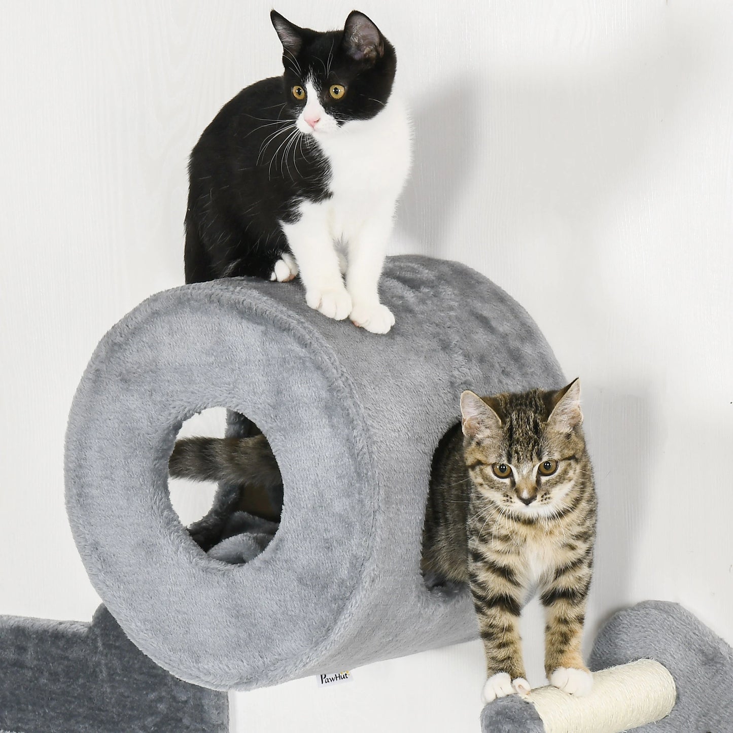 4 Piece Wall-Mounted Cat Activity Centre For Healthy Cats