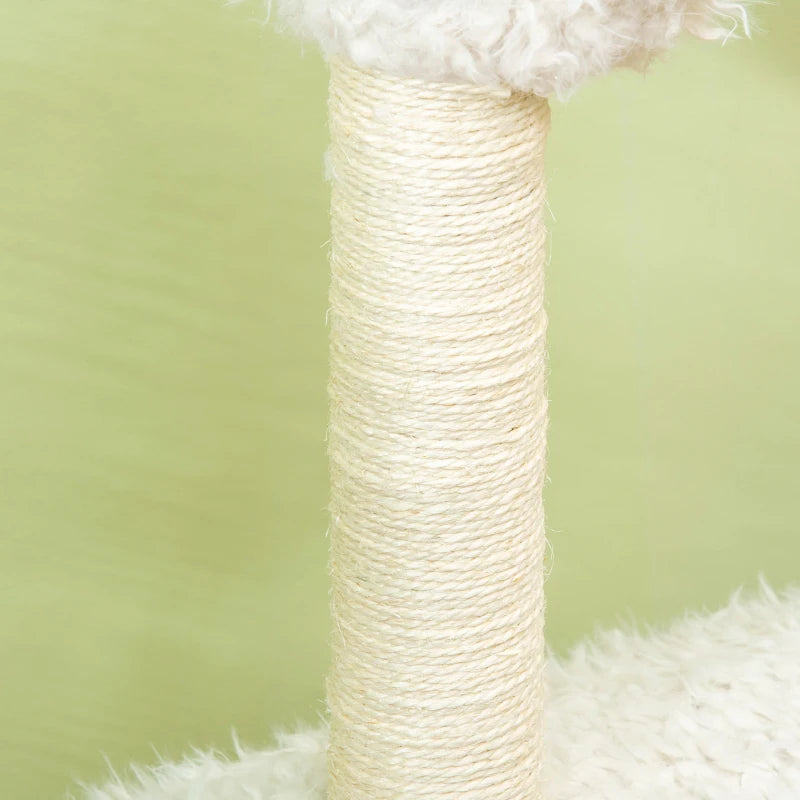 Alpaca-shaped Cat Tower with Tunnel Sisal Scratching Post