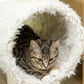 Alpaca-shaped Cat Tower with Tunnel Sisal Scratching Post