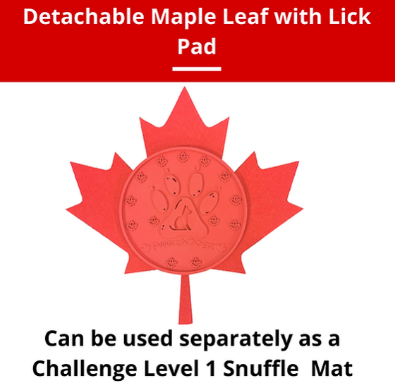 Canadian Hearts - Snuffle Mat - With Lick Mat