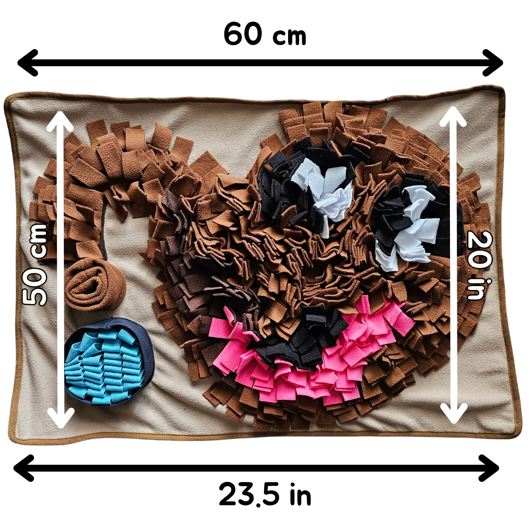 Snufflepupagus - Snuffle Mat - Dense Polar Fleece & Webbing
