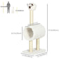 Alpaca-shaped Cat Tower with Tunnel Sisal Scratching Post