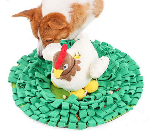 Henny Penny - Snuffle Mat - Nesting Hen with Eggs