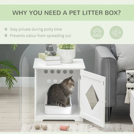Private Litter Box Enclosure for Tidy Spaces