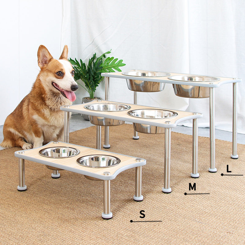 Stainless Steel Dog Food Bowls on Height Adjustable Dog Bowls - InspirationIncluded