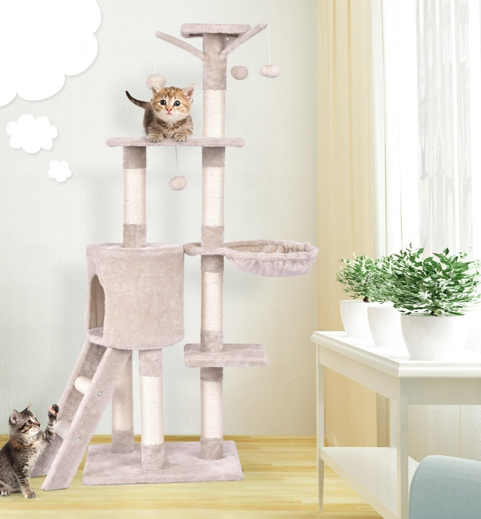 The Sanctuary - Cat Tree - With Condo and Hammock