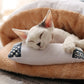 Cat Sleeping Bag - Japanese Style, 3 sizes Japanese pet bed - InspirationIncluded