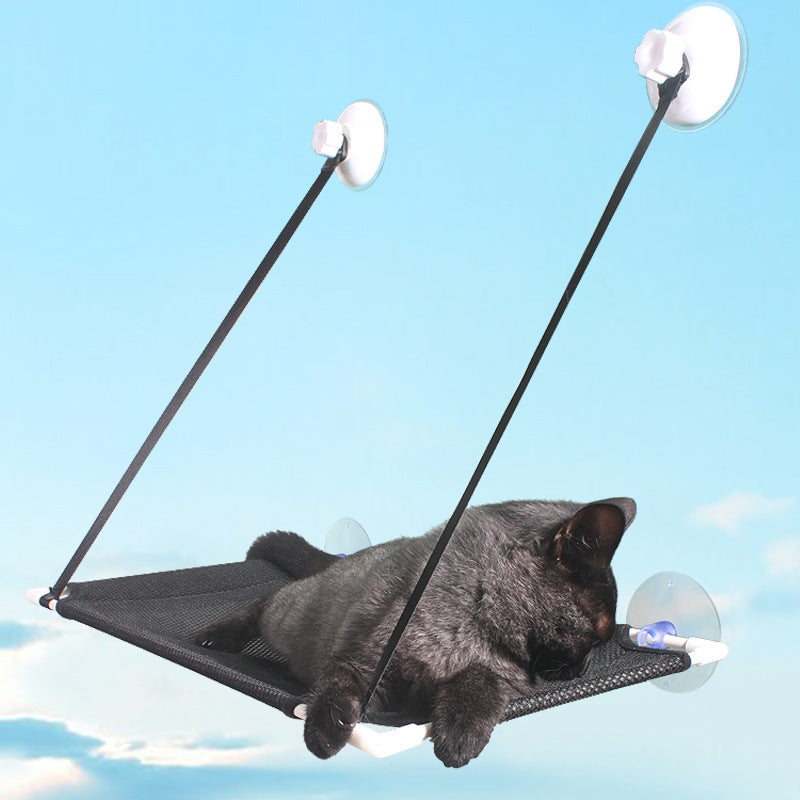 Suction Cup Double Layer Hanging Cat Hammock - InspirationIncluded