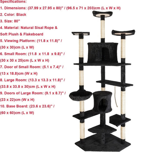 Luxury Cat Tower For Feline Royalty