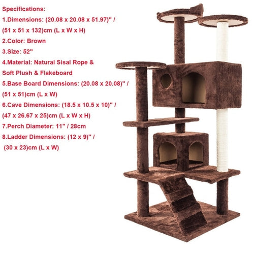 Luxury Cat Tower For Feline Royalty