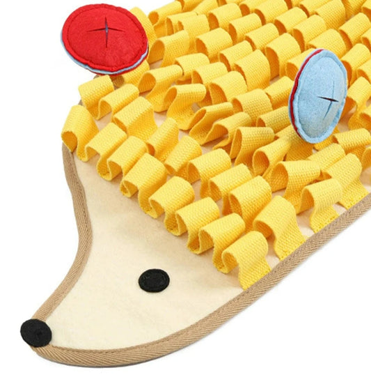 The Hedgehog - Snuffle Mat - Yellow