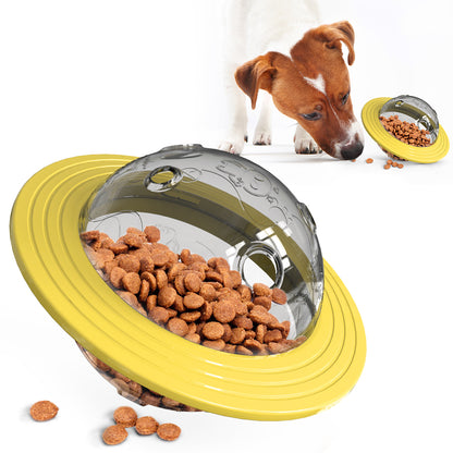 UFO interactive slow pet feeder and toy 2 in 1 UFO pet feeder toy - InspirationIncluded