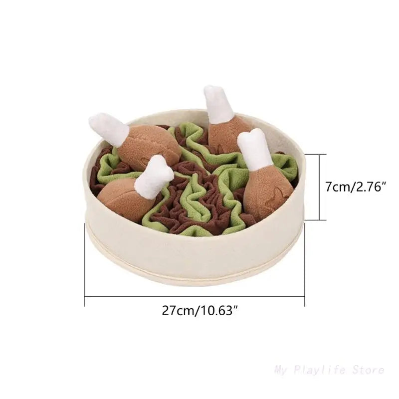 Chicken Dinner - Snuffle Mat - Slow Feeder