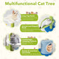 Spring Flowers - Cat Tree - With Condo