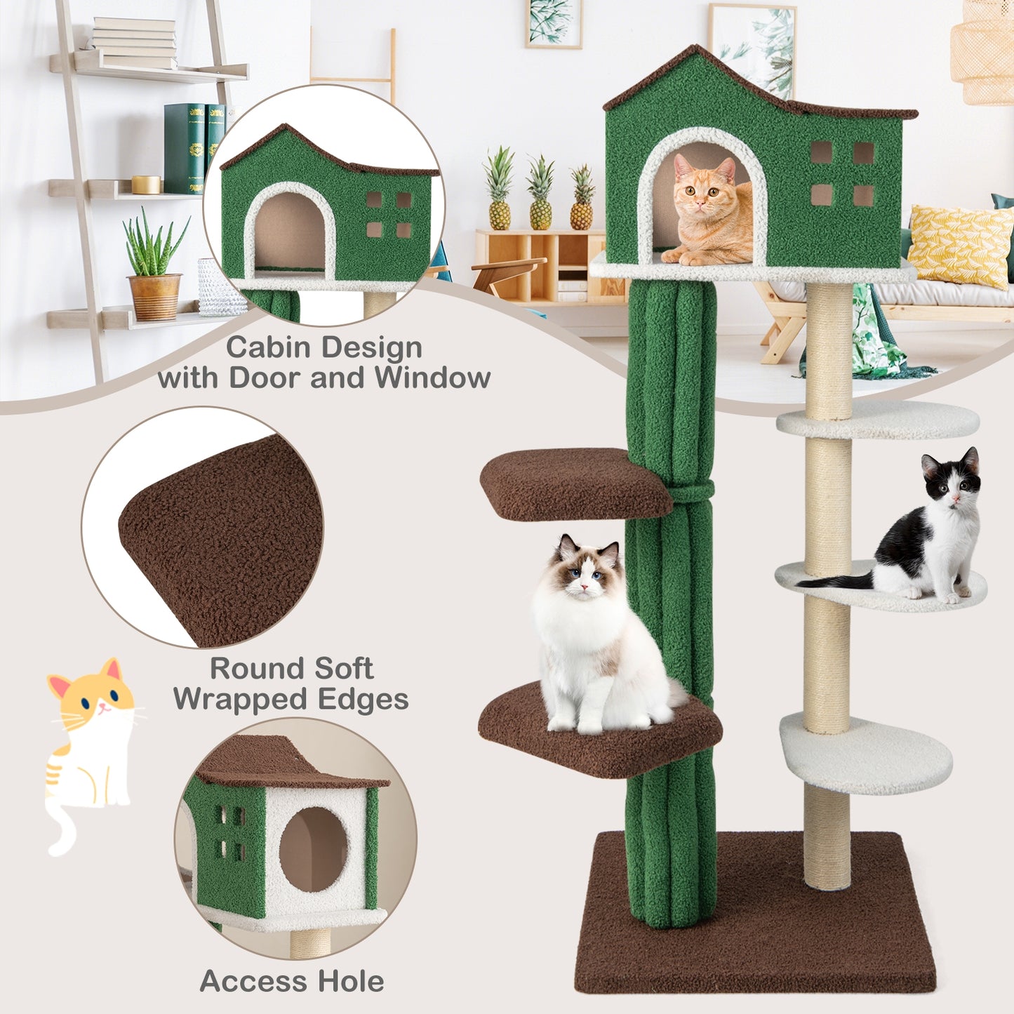 Forest Dreams - Cat Tree - Anti-tip Safety