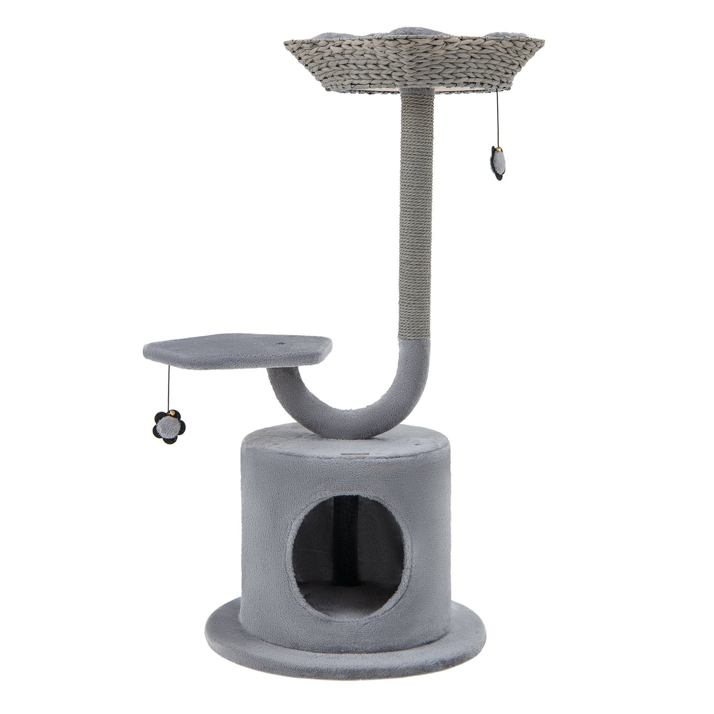 The Serenity - Cat Tower - Curved Metal Frame