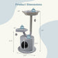 The Serenity - Cat Tower - Curved Metal Frame